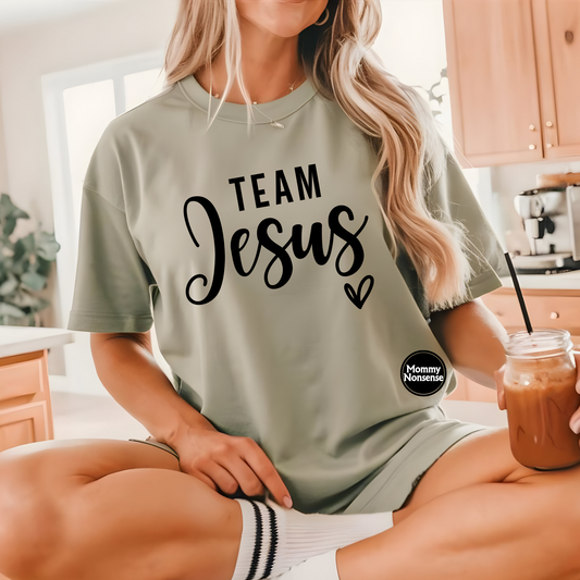 Team Jesus blk- DTF TRANSFER (K68) DTF Transfer