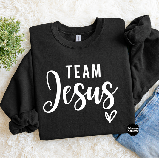 Team Jesus wht- DTF TRANSFER (K67) DTF Transfer