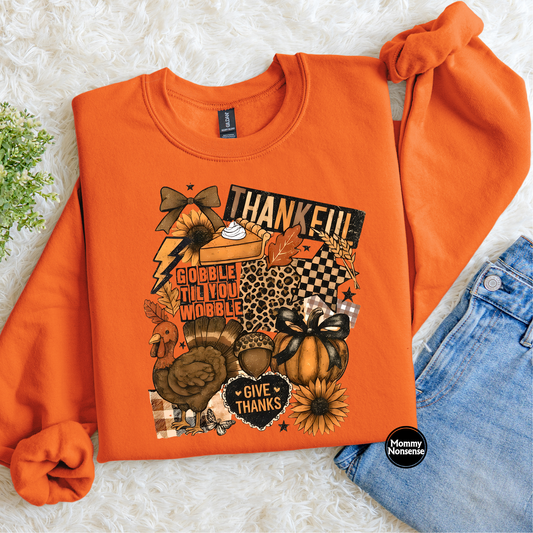 Thankful Collage- DTF TRANSFER (K79) DTF Transfer