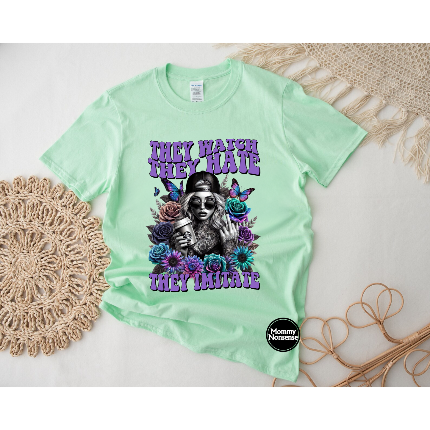 They Watch They Hate They imitate- DTF TRANSFER (L588) DTF Transfer