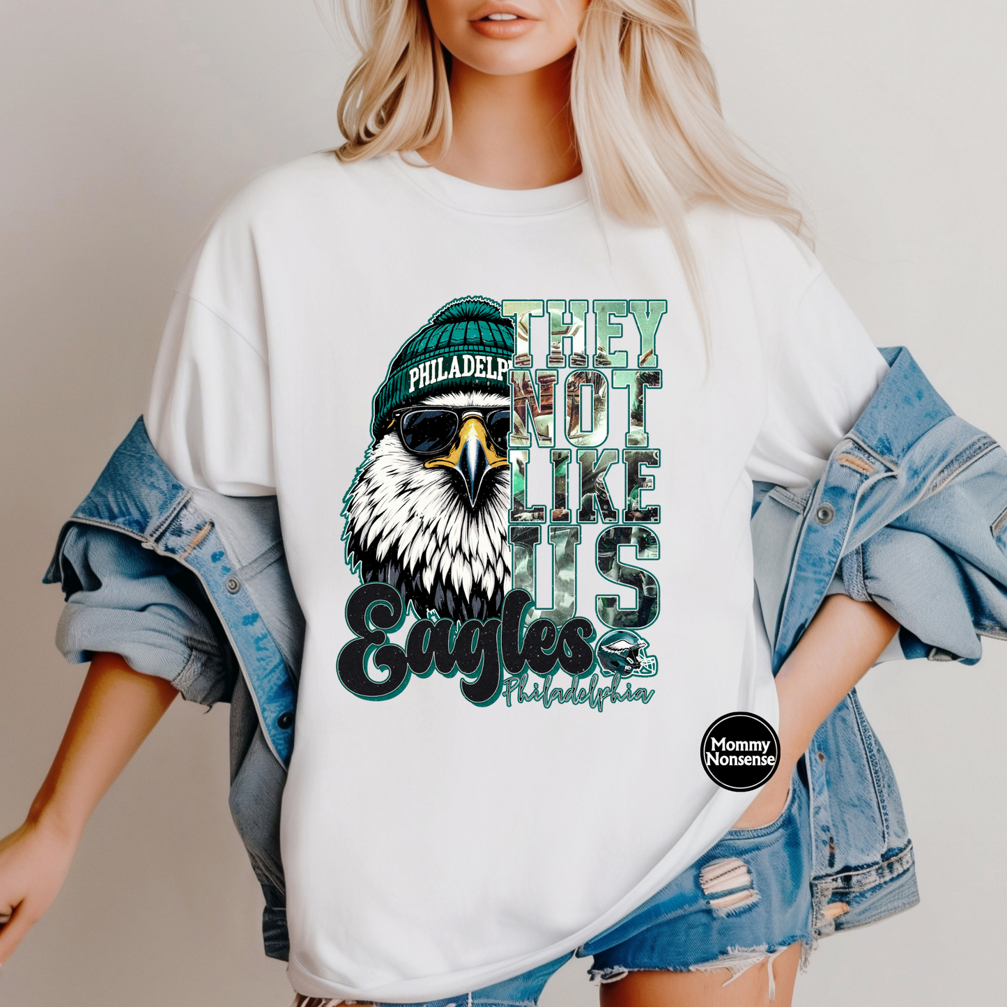 They Not Like Us Eagles Football -DTF TRANSFER (H62) DTF Transfer