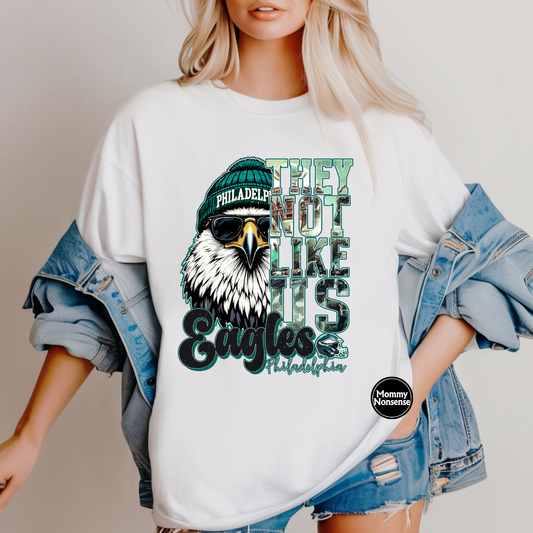 They Not Like Us Eagles Football -DTF TRANSFER (H62) DTF Transfer
