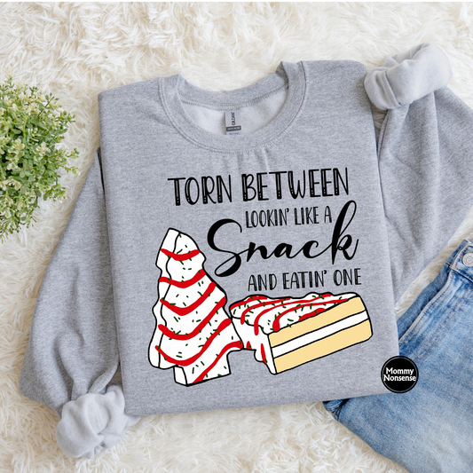 Torn Between Lookin' Like A Snack And Eatin' One -DTF TRANSFER (J94) DTF Transfer