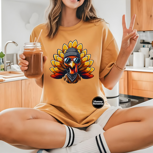 Turkey with Bandanna- DTF TRANSFER (L64) DTF Transfer