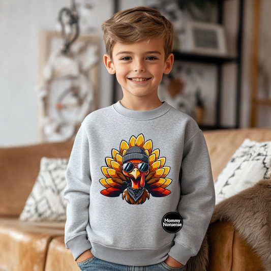 Turkey with Bandanna- DTF TRANSFER  (Z63)