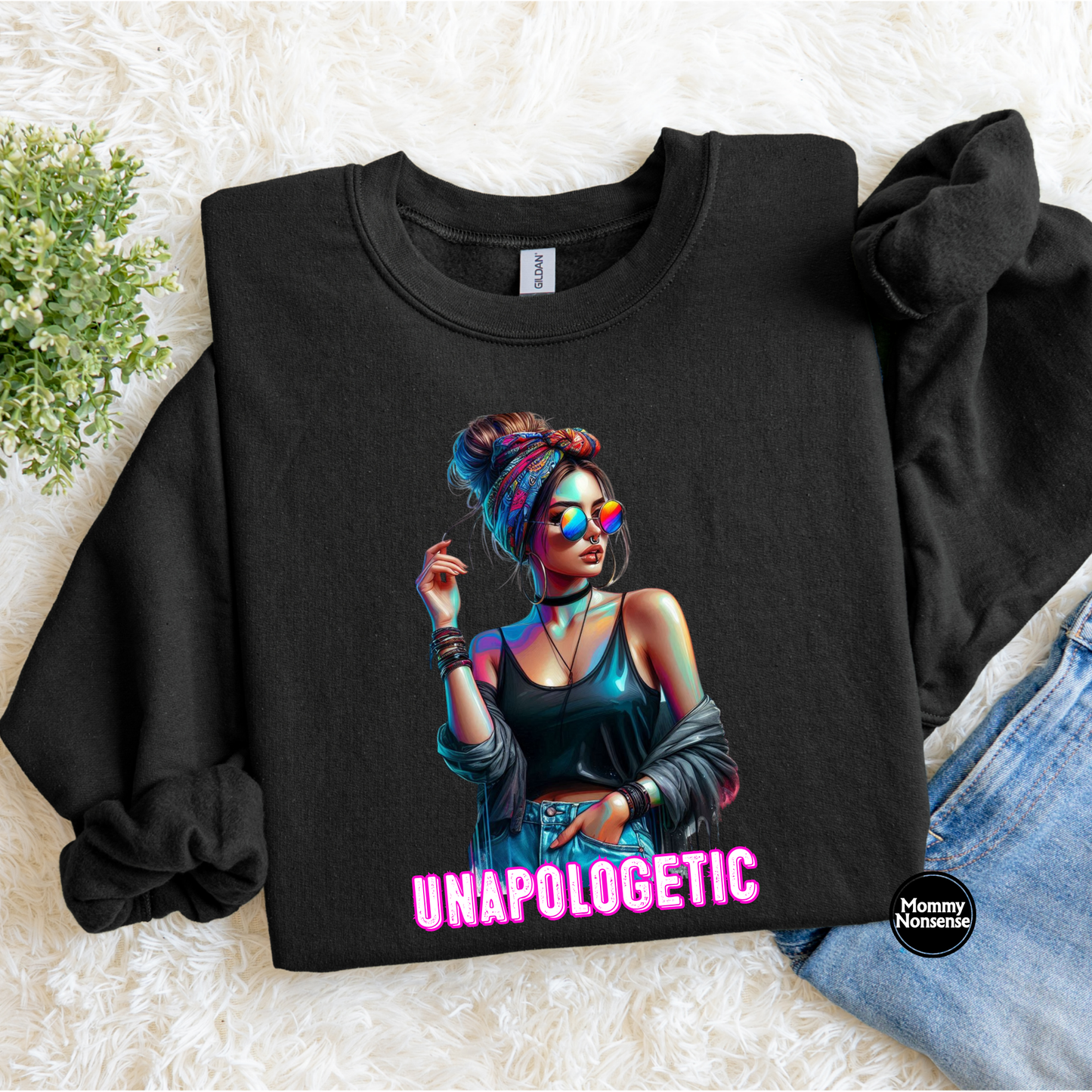 UNAPOLOGETIC- DTF TRANSFER (L608) DTF Transfer