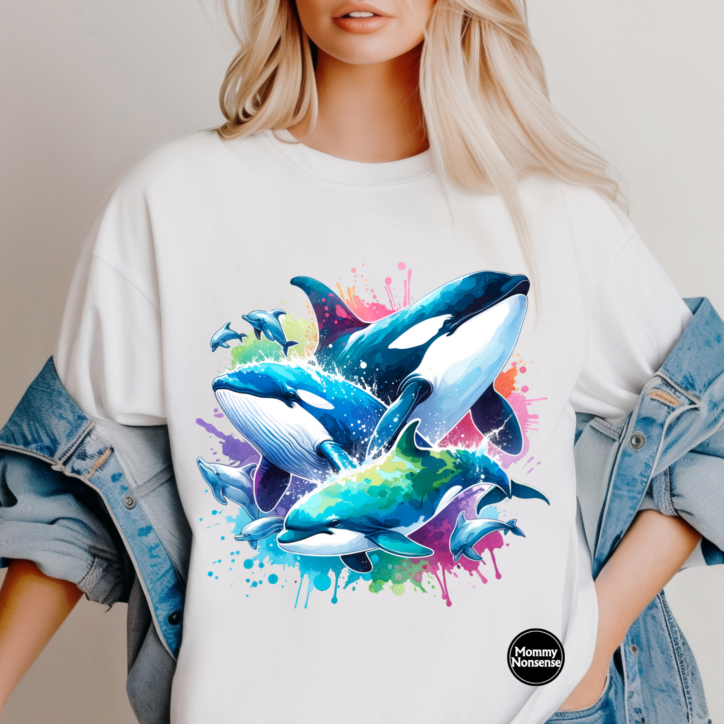 Killer Whales-DTF TRANSFER (C1)