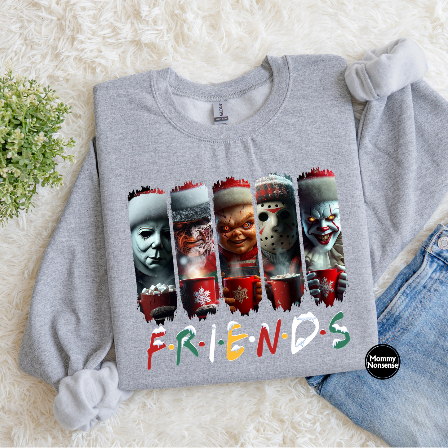 Winter edition FRIENDS baddies- DTF TRANSFER (K56) DTF Transfer